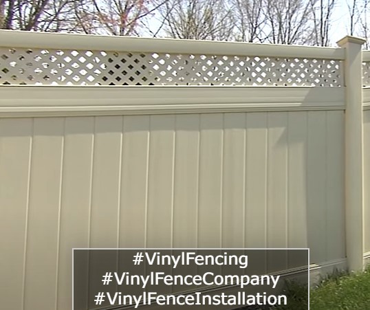 Completed fence project in Atlanta backyard